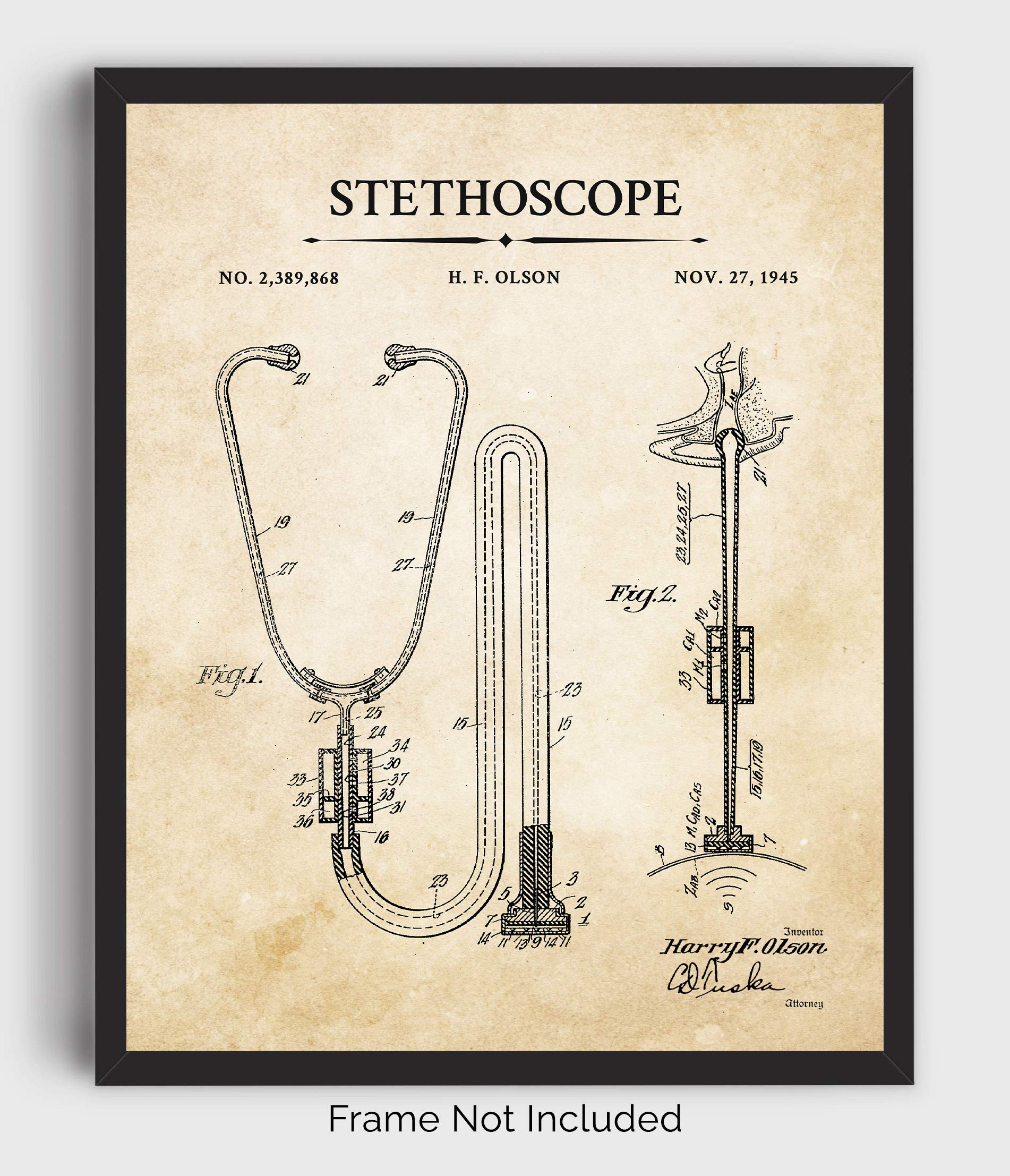 Amazon.com: Vintage Medical Equipment Patent Wall Art Prints - Set