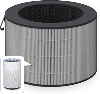 PuriCare 360 Filter Compatible with LG PuriCare 360 Purifiers, Model AS601HBB0, H13 HEPA & Activated carbon Filter, 1 Pack