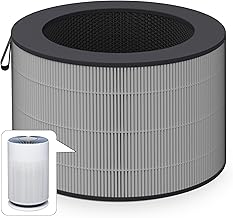 PuriCare 360 Filter Compatible with LG PuriCare 360 Purifiers, Model AS601HBB0, H13 HEPA ＆ Activated carbon Filter, 1 Pack
