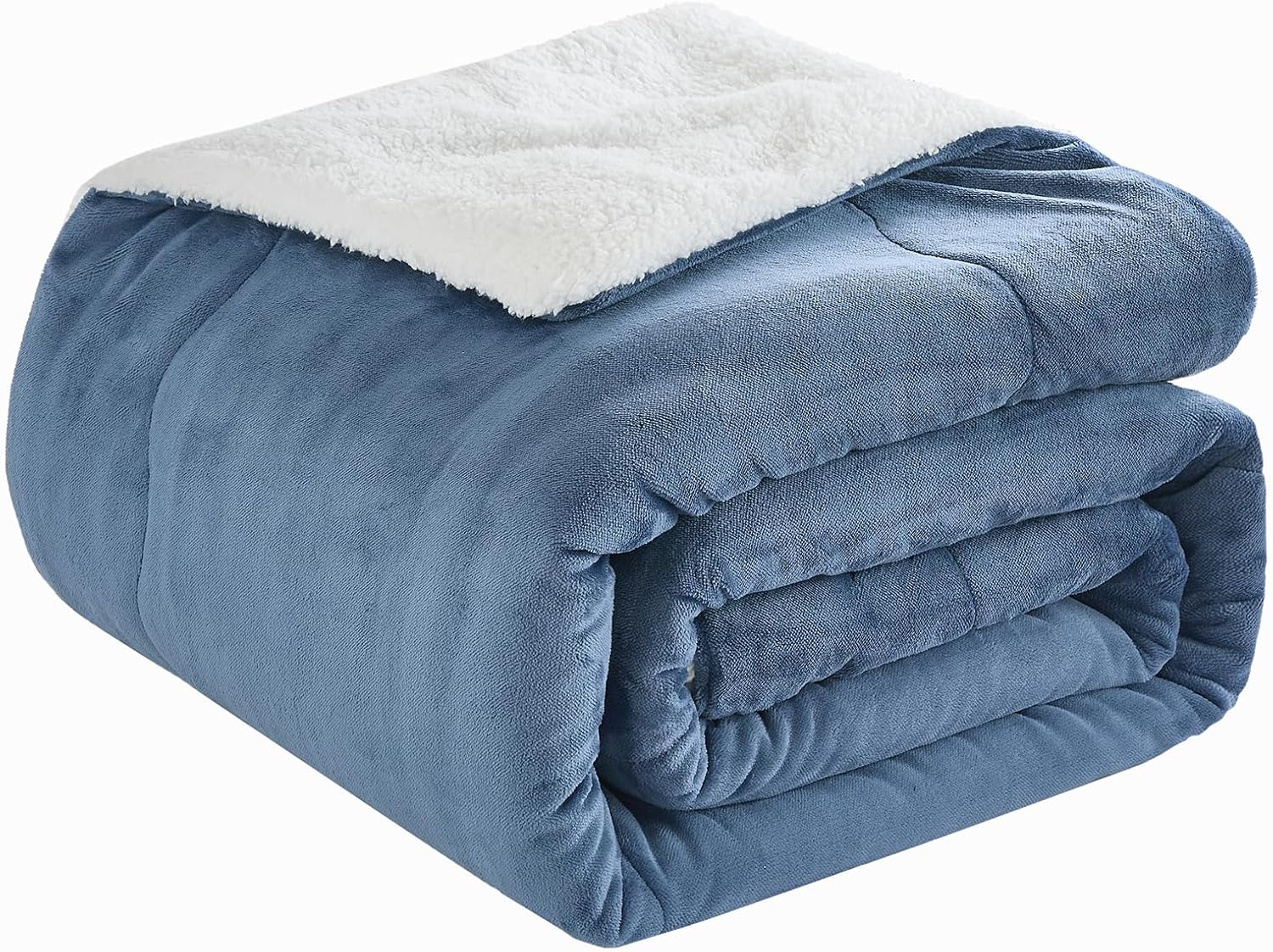 CHOSHOME Sherpa Fleece Blanket- Thick Warm Blanket for Winter, Soft Fuzzy Plush Blanket for Bed, Couch, Travel (Navy Blue, Twin 60″ x 80″) CHOSHOME Sherpa Fleece Blanket- Thick Warm Blanket for Winter, Soft Fuzzy Plush Blanket for Bed, Couch, Travel (Navy Blue, Twin 60″ x 80″)