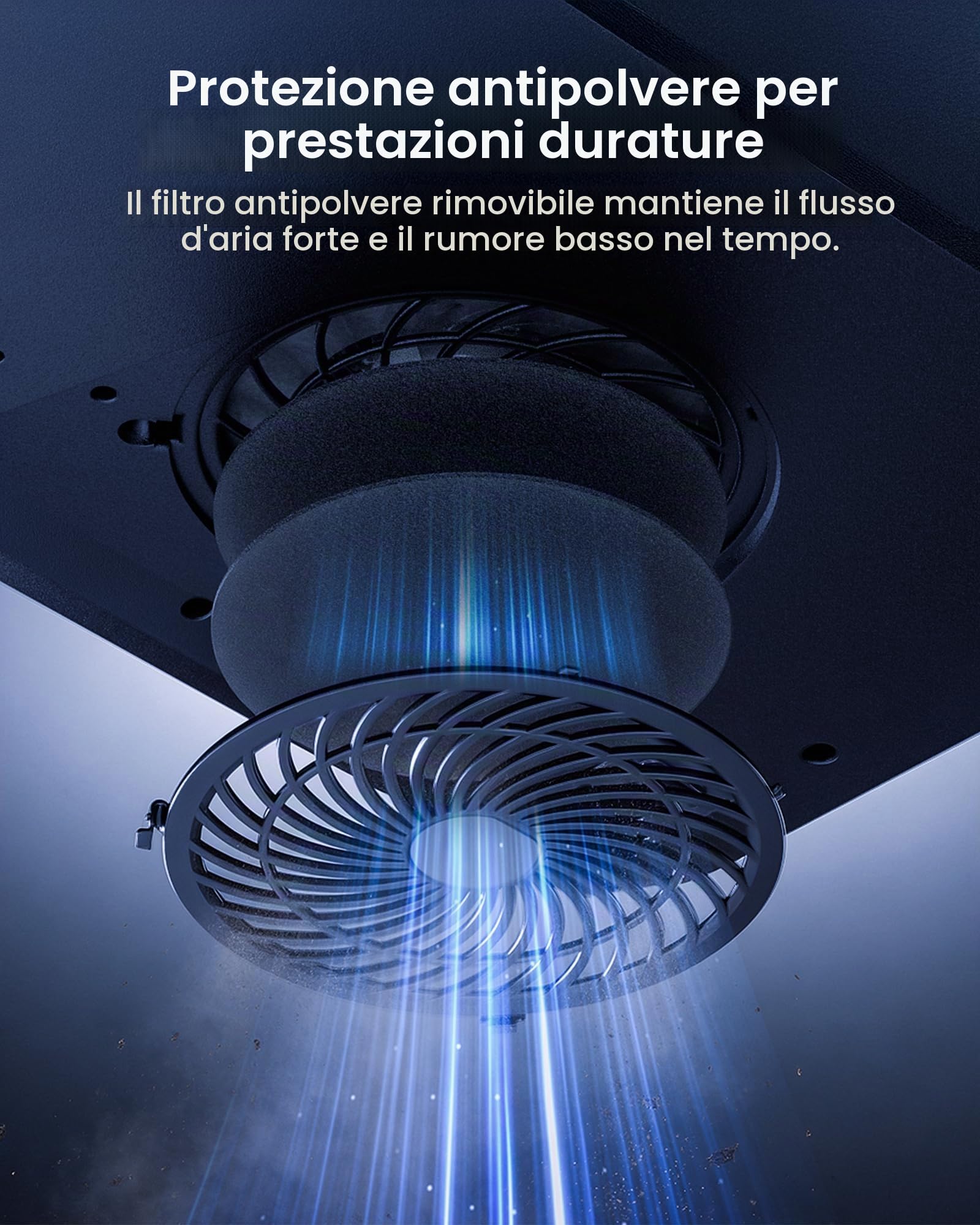 Llano V12 Ultra Raffreddatore per Laptop con Controllo Software, Ventilatore RGB Gaming, Turbo 5.5", 3x USB 3.0, per 15.6"-19"