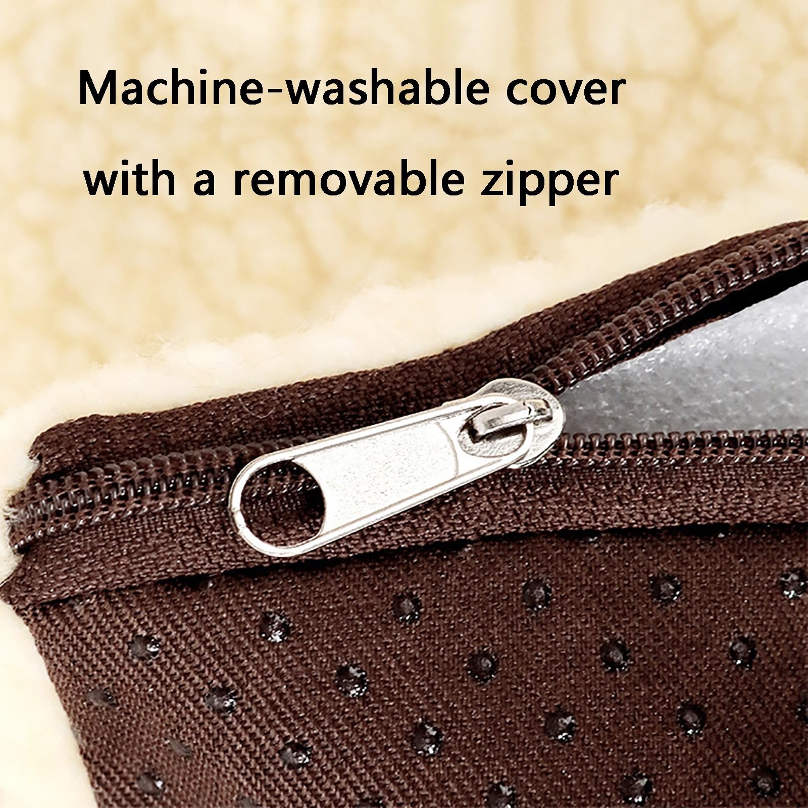 Selbstwärmende Haustiermatte für Hunde und Katzen, Selbstheizende Tierliegematte, Bequem und Warm, Maschinenwaschbar, für Boden, Bett, Sofa(Beige,XX-Large)
