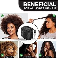 Vista 24 de Hair Steamer for Deep Conditioning w/10-level Heats Up Quickly, Heating Cap for Deep Conditioner - Thermal Steam Cap for Black Hair, Great for Hair
