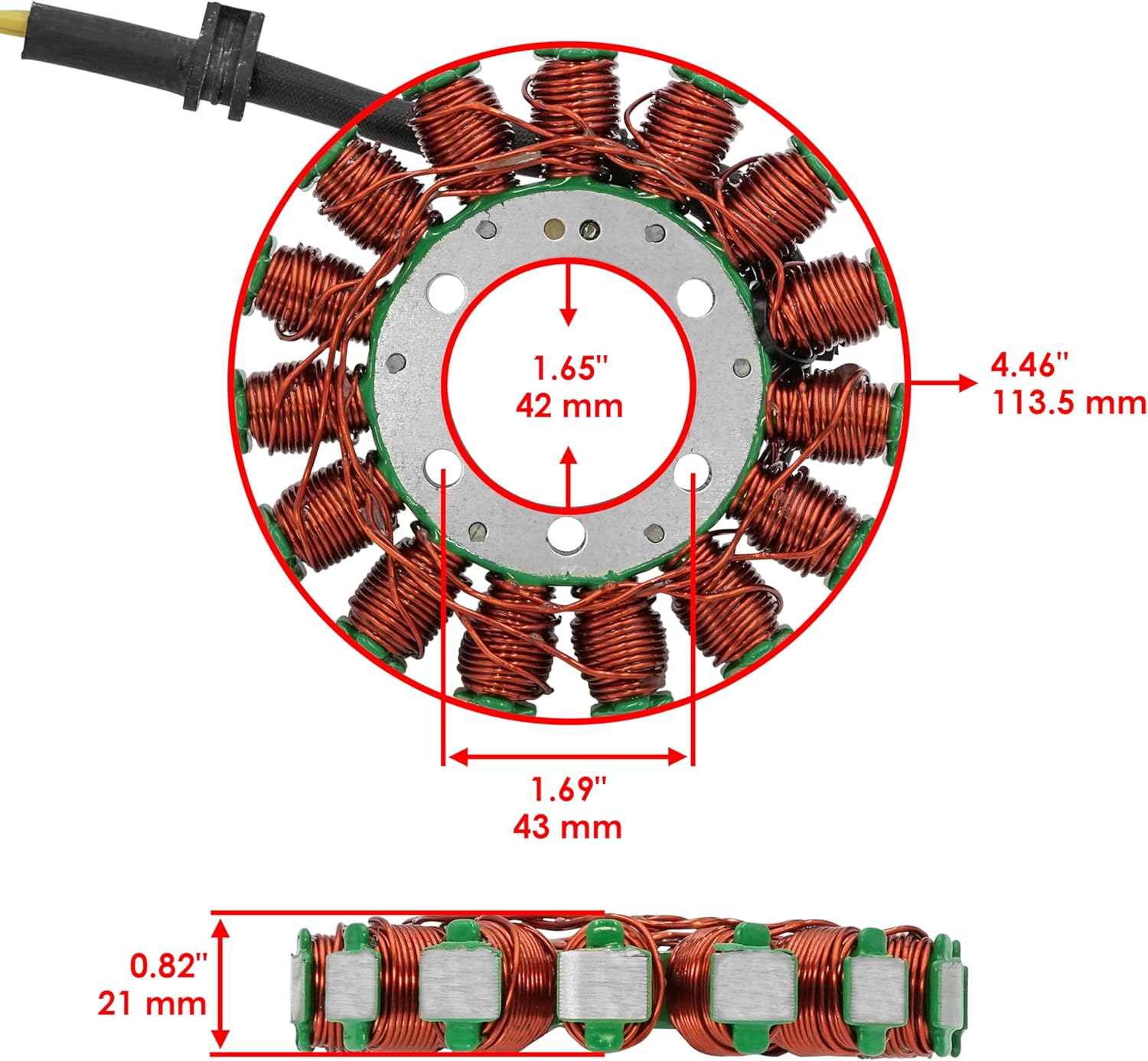 Caltric Stator & Regulator Compatible With Honda 600Rr Cbr600Rr Cb-R600Rr 2007-2012