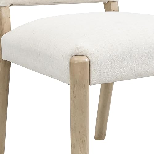 Miniatura 8 de Christopher Knight Home Minsoki - Juego de 2 sillas de comedor modernas de mediados de siglo, sillas de comedor con tapicería de tela, sillas de