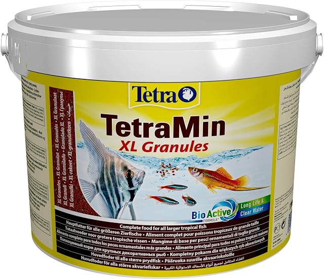 TetraMin XL Granules Alimento para peces ornamentales grandes, 10 L