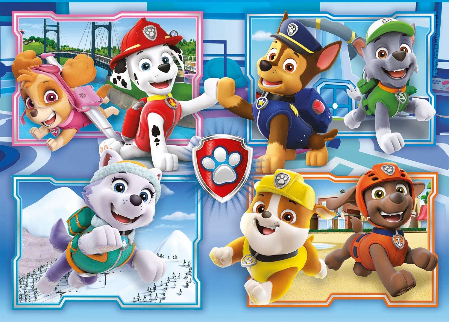 Clementoni 21617, Paw Patrol Puzzle for Children, 2 x 60 pieces, Ages 5 ...