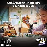 LEGO Star Wars SMART Play: Yoda’s Hut and Jedi Training - Building Toy for Role Play - Compatible Set with 2 SMART Tags and 2 Minifigures - Gift for 8+ Year Old Boys, Girls & Fans - 75422 - 2