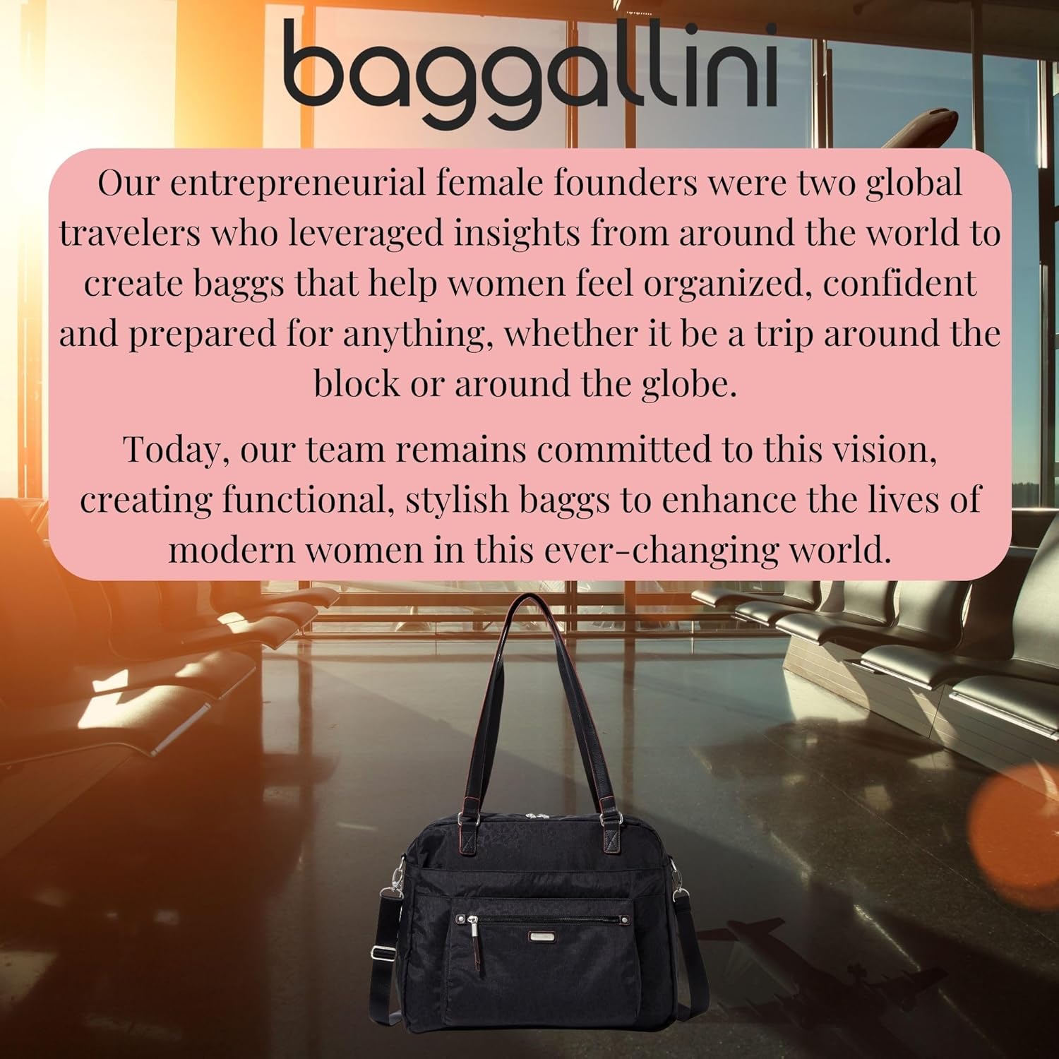 Baggallini Overnight Expandable Laptop Tote - Lightweight Travel Bag for Women | Overnight, Expandable, Laptop, Tote, Lightweight - Image 7