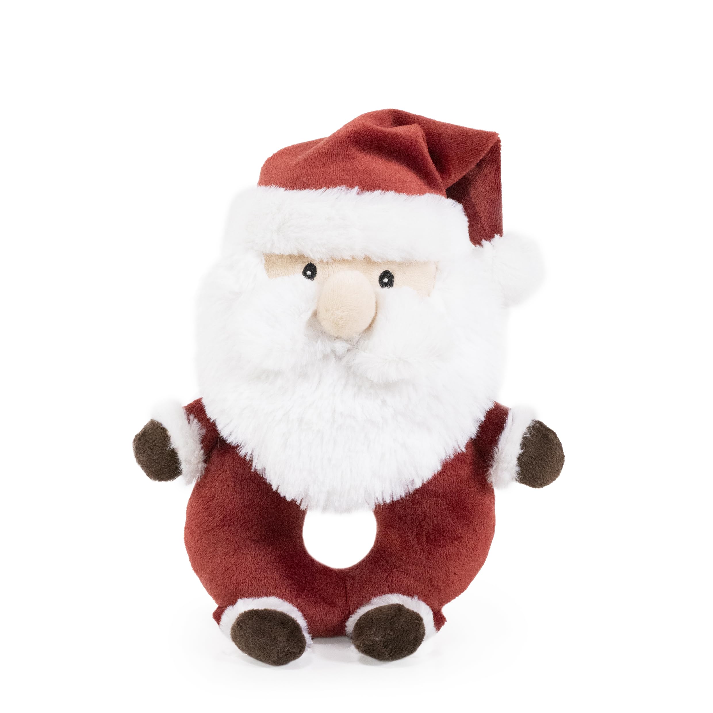 Cupid & Comet Selection of Rope Filled, Plush Covered Christmas Dog Toys from (Sylvester Santa), Multicoloured