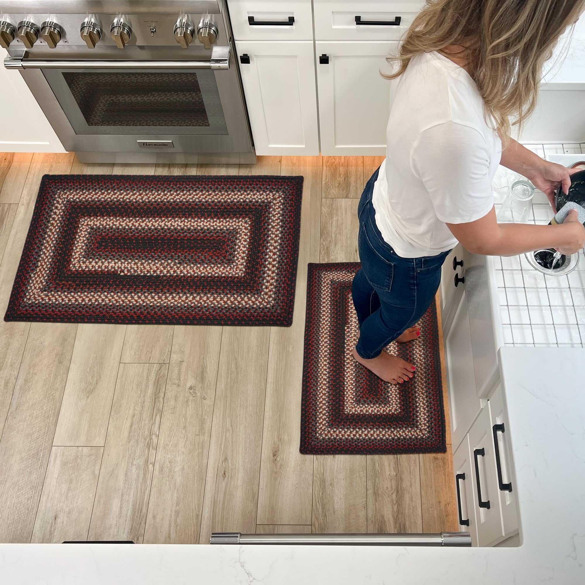 Homespice Montgomery Braided Runner Rug Set