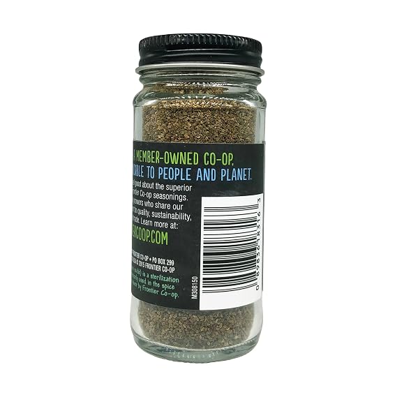 Frontier Co-op Whole Celery Seed, 1.83 Ounce Bottle, Great Texture in Salads, Key in Ethnic Dishes and Pickling, Kosher