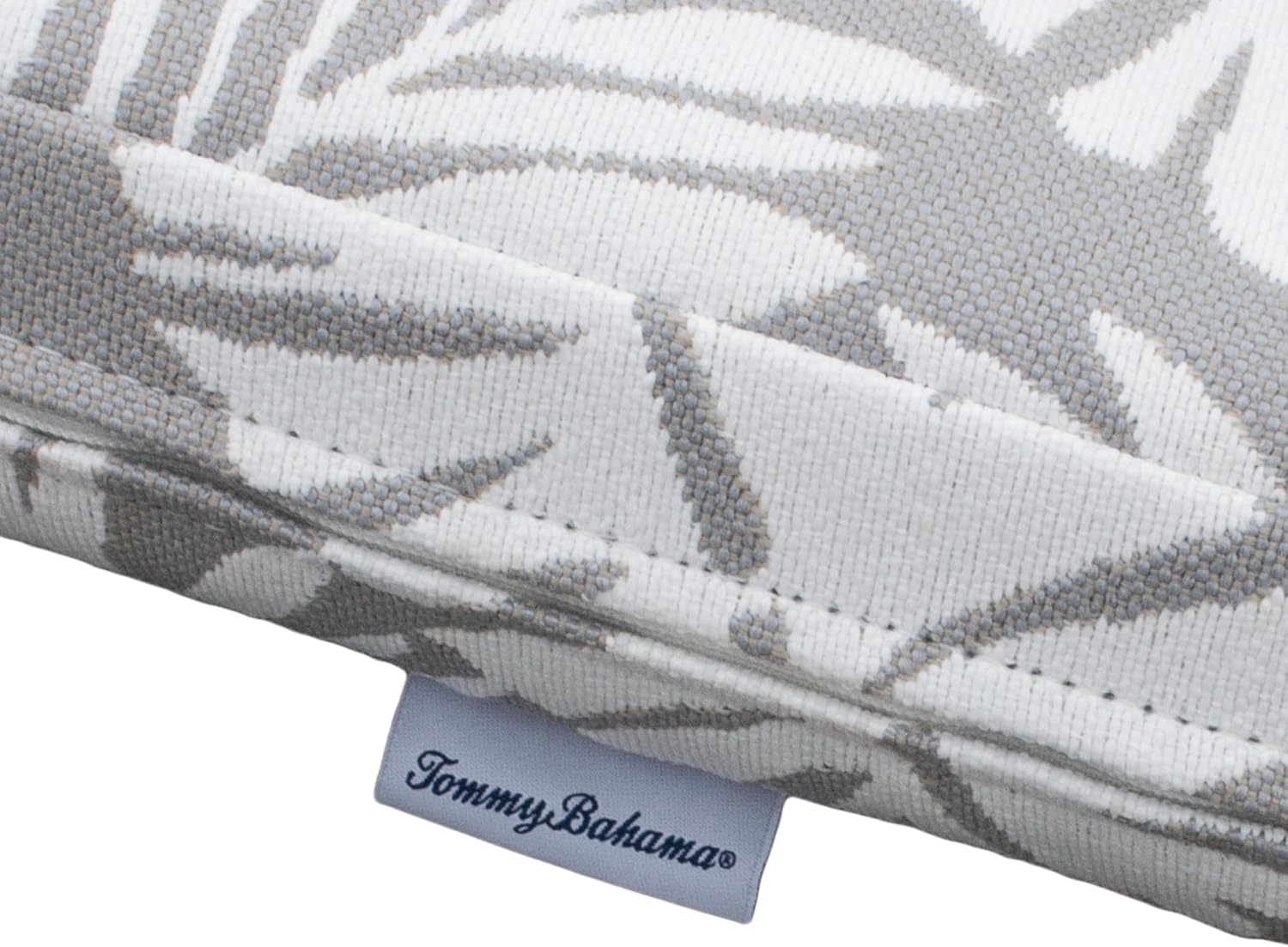 Tommy Bahama Sunbrella® Fabric 1-Piece Outdoor Knife Edge Bench Cushion, 48" W x 16" L, Tropical Chrome