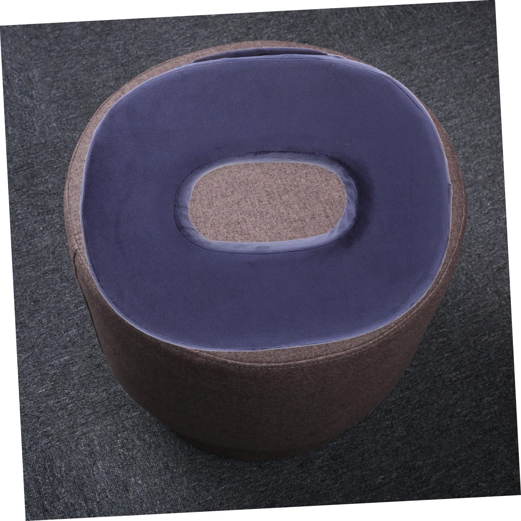 Cojín de Asiento Donut Portátil de Felpa, Ergonómico para Oficina y Viaje