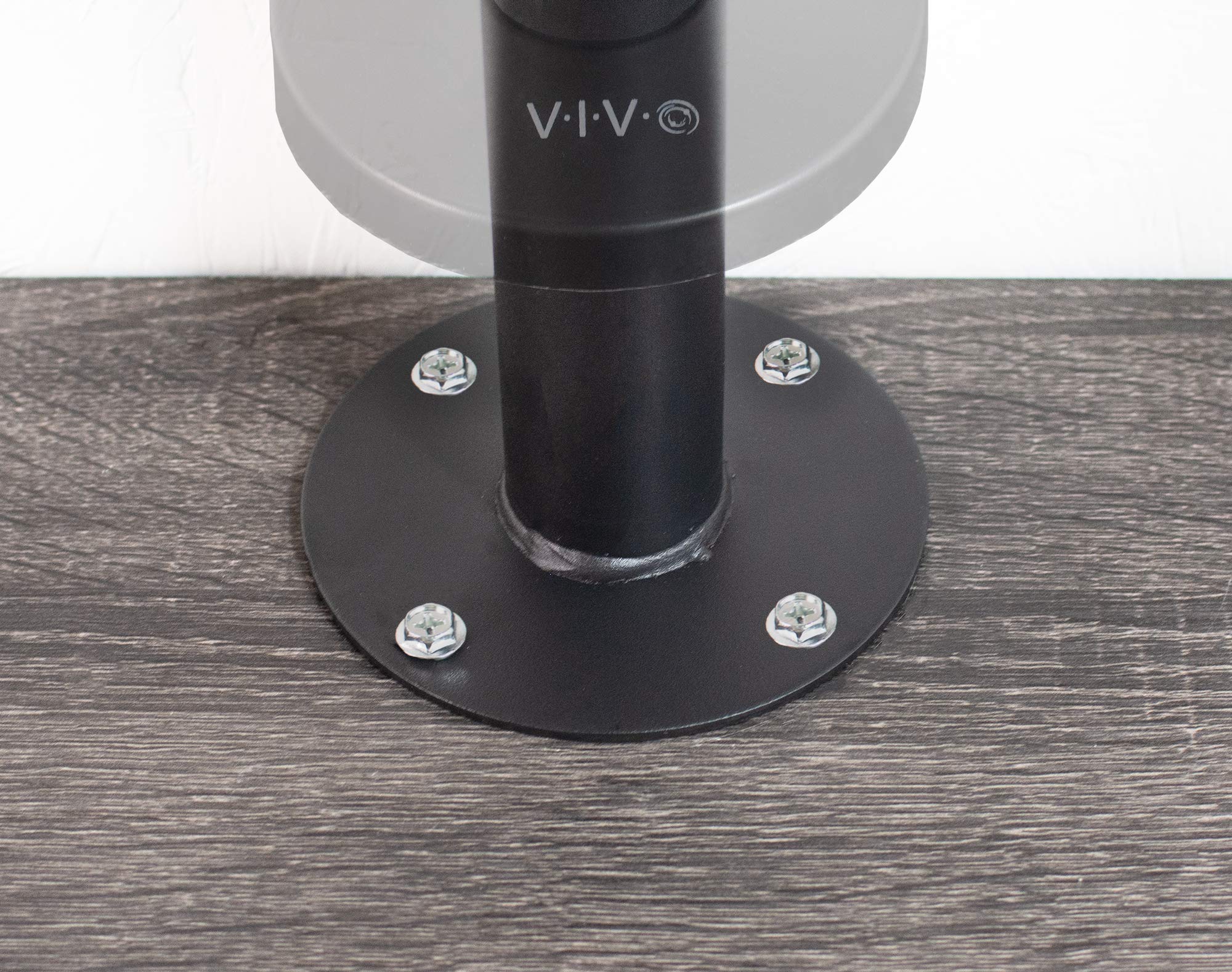 VIVO - Supporto girevole per TV da 23 a 43", supporto VESA da tavolo, robusto display TV STAND-TV00M2