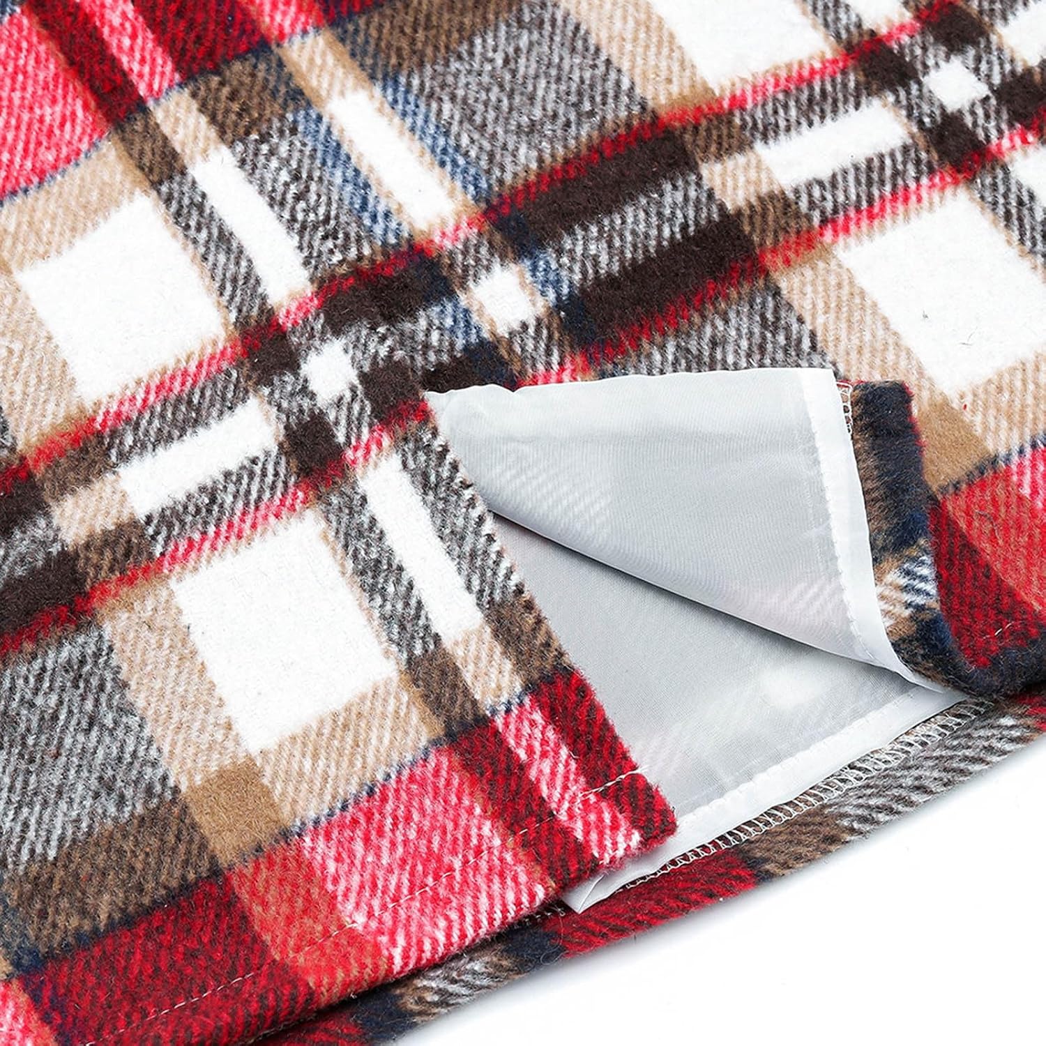 Plaid Skirts for Women Fall Winter Knee Length Pencil Wool Skirt with Slit Causal Work Office Dressy Trendy Outfits