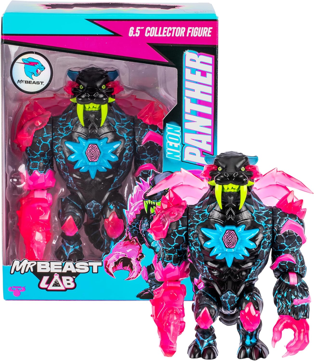 MrBeast Lab W2 Collector Figure Neon Panther - Image 7