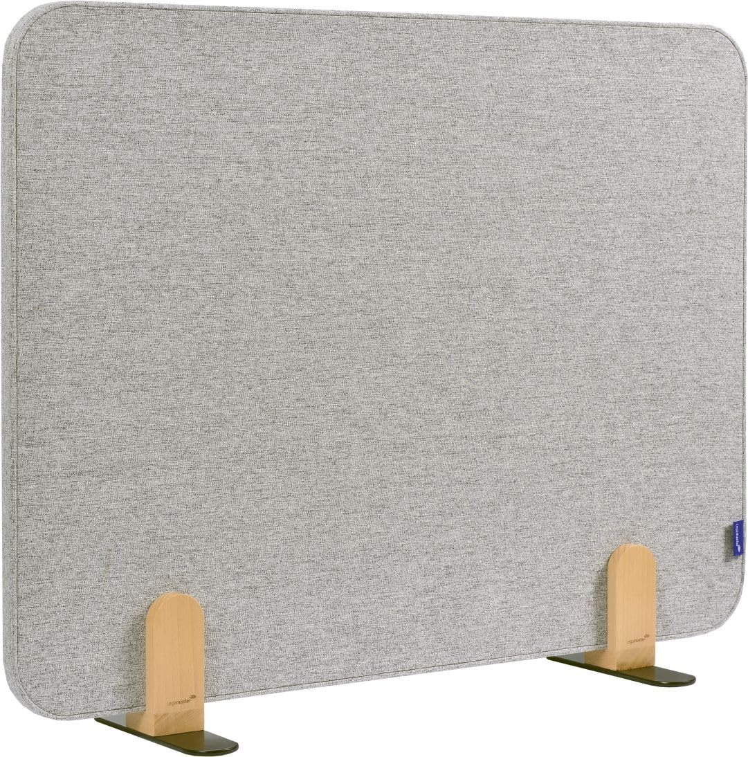 Legamaster Elements Tischtrennwand akustik 60x80cm grau Halterungen