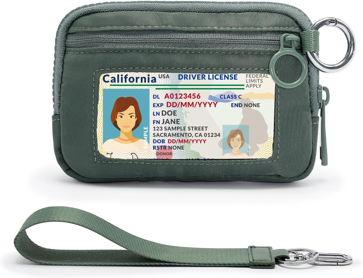 Iris Mini Zip Wallet: Stylish and Functional Card Case for Women