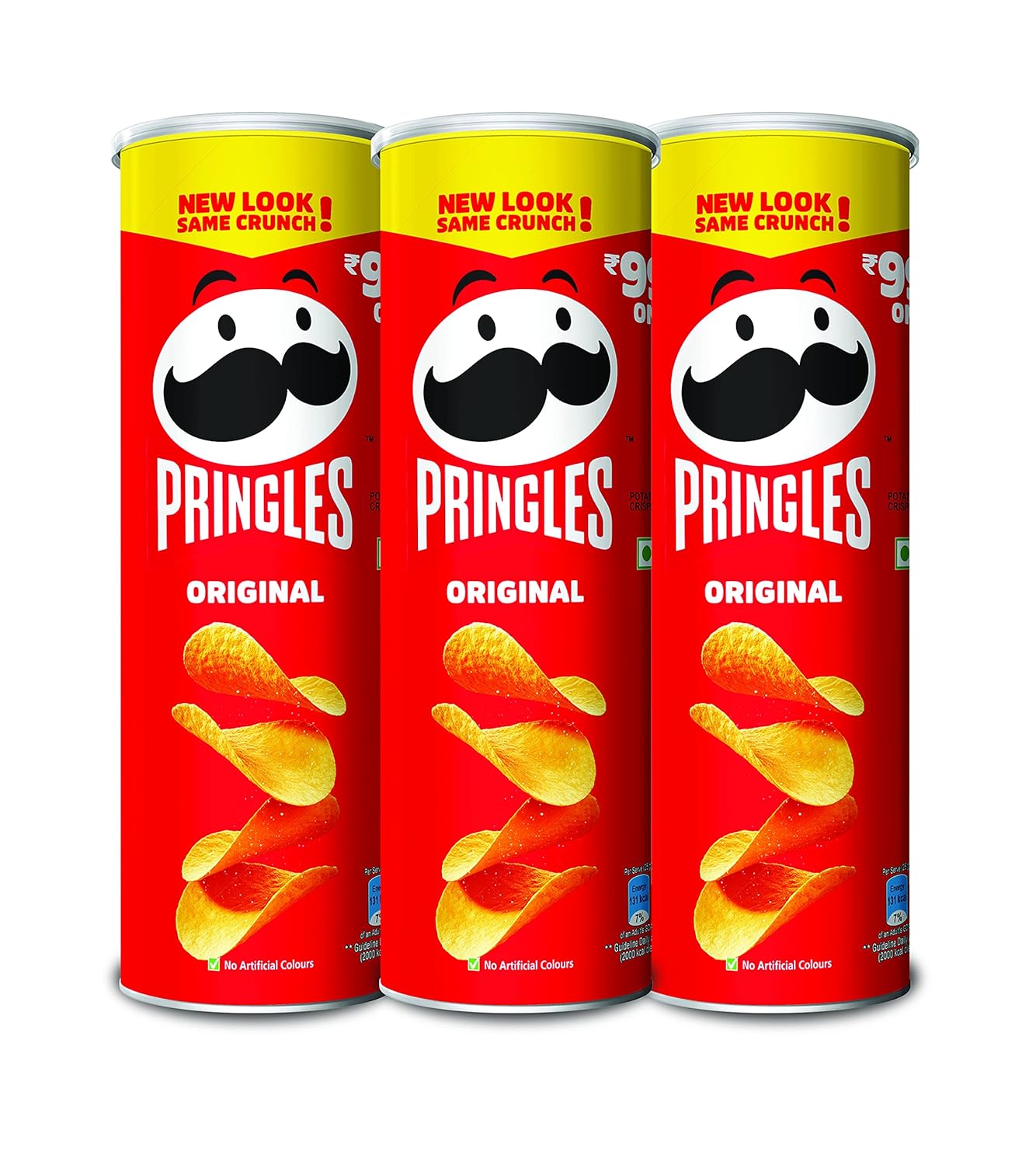 Kellogg's Pringles Original, 3 X 107 Gram : Amazon.in: Grocery ...