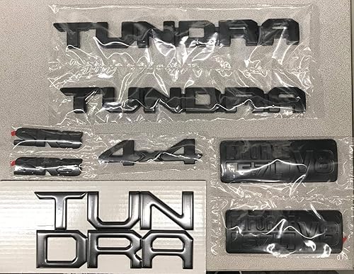 Southeast Toyota - Kit de superposición de emblema negro 2018 + Tundra 00016-34860