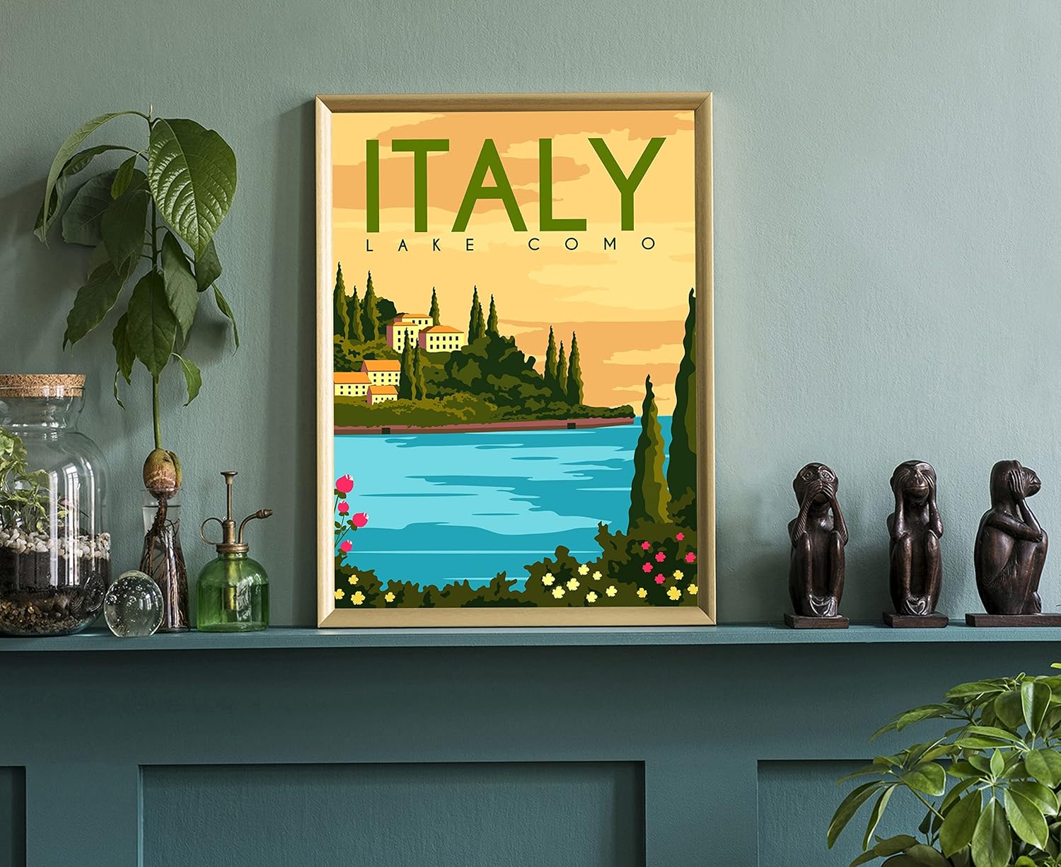 Italy Travel Poster, Italy Cityscape and Landmark Poster Wall Art, Home Wall Art, Office Wall Decor, Home Wall Posters, Italy Poster - 12x18
