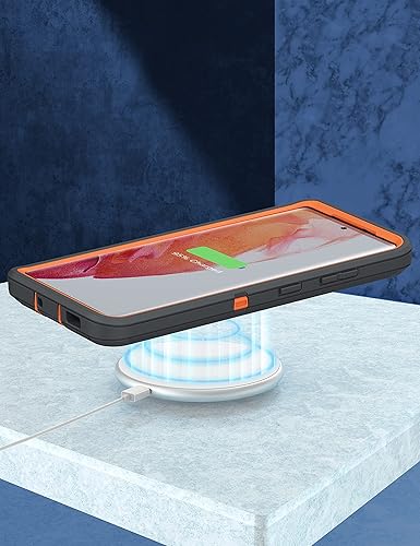 Miniatura 4 de MXX Funda compatible con Galaxy S21 Ultra 3 capas súper resistente protección contra golpes a prueba de polvo diseñada para Samsung Galaxy S21 Ultra