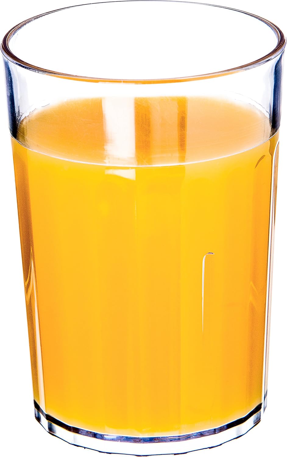 Carlisle FoodService Products Bistro Tumbler Plastic Tumbler for Restaurants, Catering, Kitchens, Plastic, 8.4 Ounces, Clear