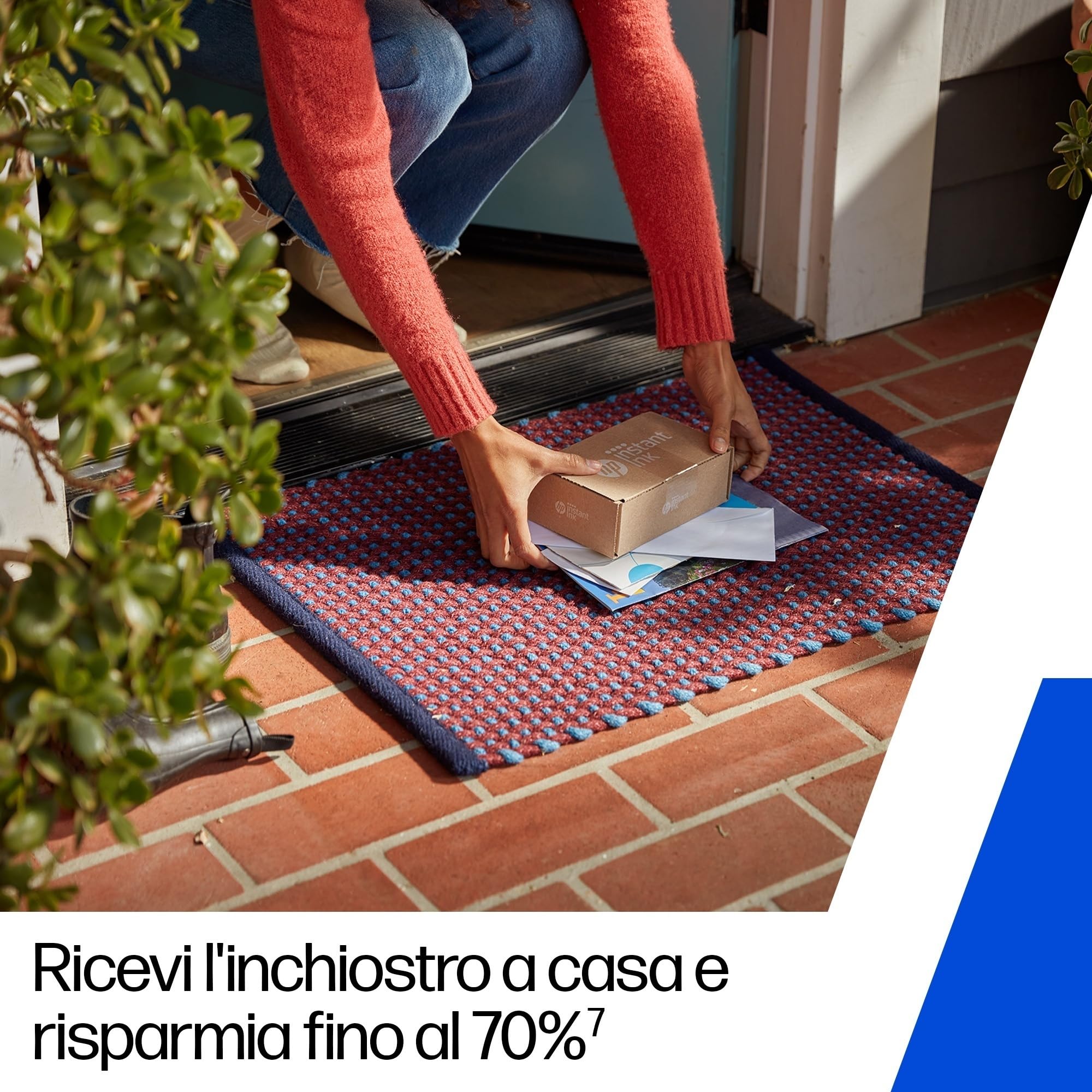 HP DeskJet 2920 Stampante Multifunzione a Getto d'Inchiostro A4 Colori Wi-Fi, 7,5 ppm, Instant Ink Inclusa, Nera