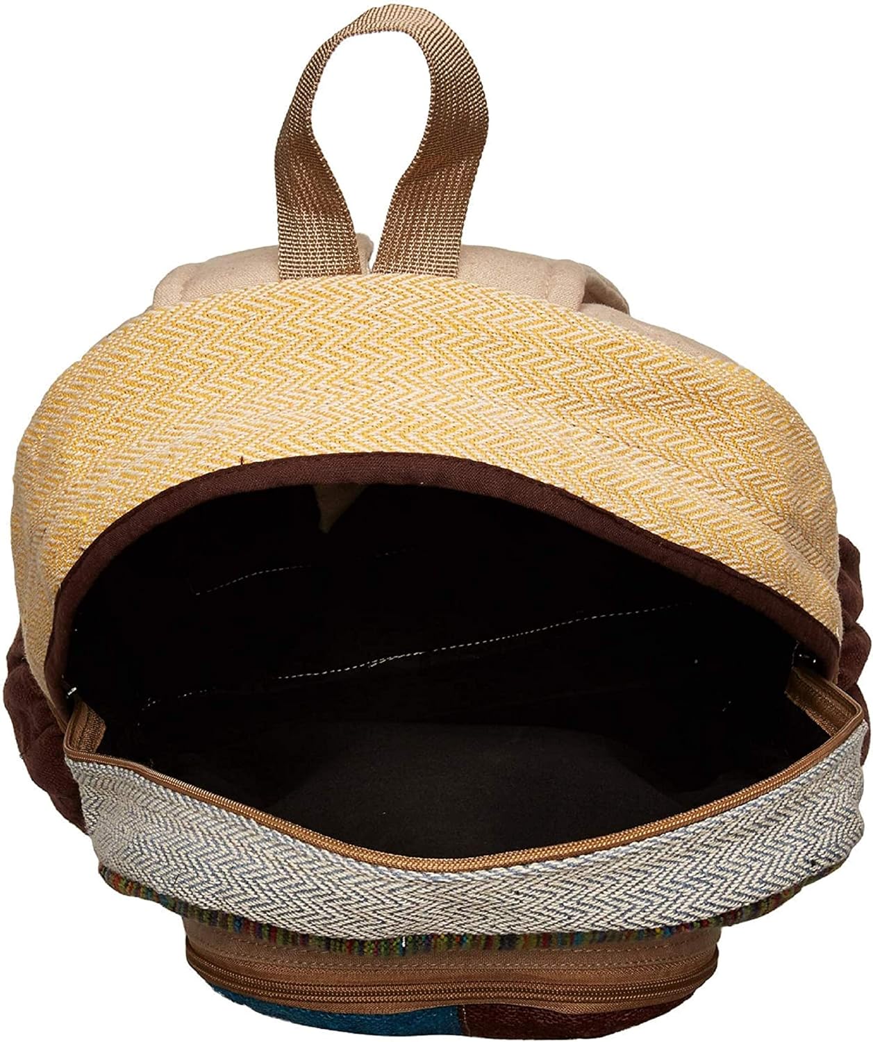 Chеареѕt 🛒 Pure Hemp Stripe Handmade Himlayan Backpack (THC Free) with Laptop Sleeve - Fashion Cute Travel School College Shoulder Bag/Bookbags/Daypack