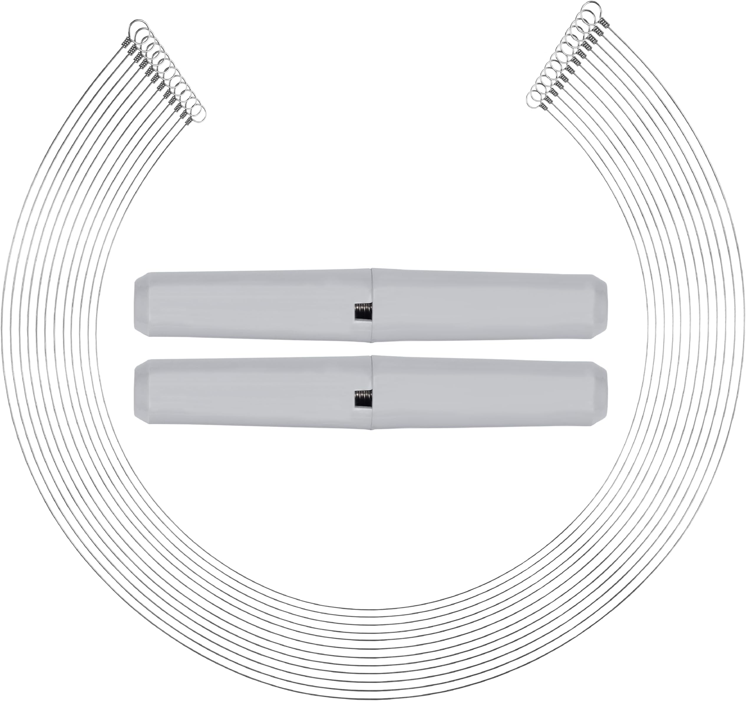 ANDUSTRIAL Stainless Steel Cheese Cutting Replacement Wires For Soft and Hard Cheese - Easy to Use and Clean - 12 Wires 36" + 1 Pair Egronomic Plastic Handle