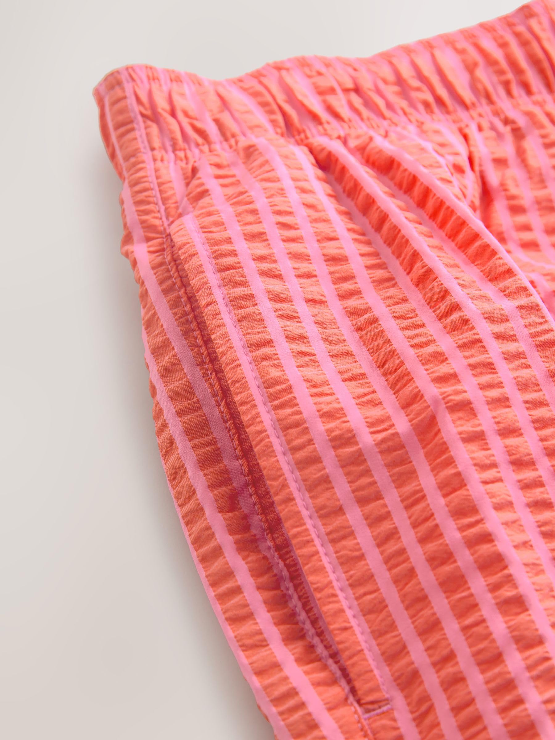 NEXT Uomini Shorts da Bagno 5’’ in Seersucker a Righe