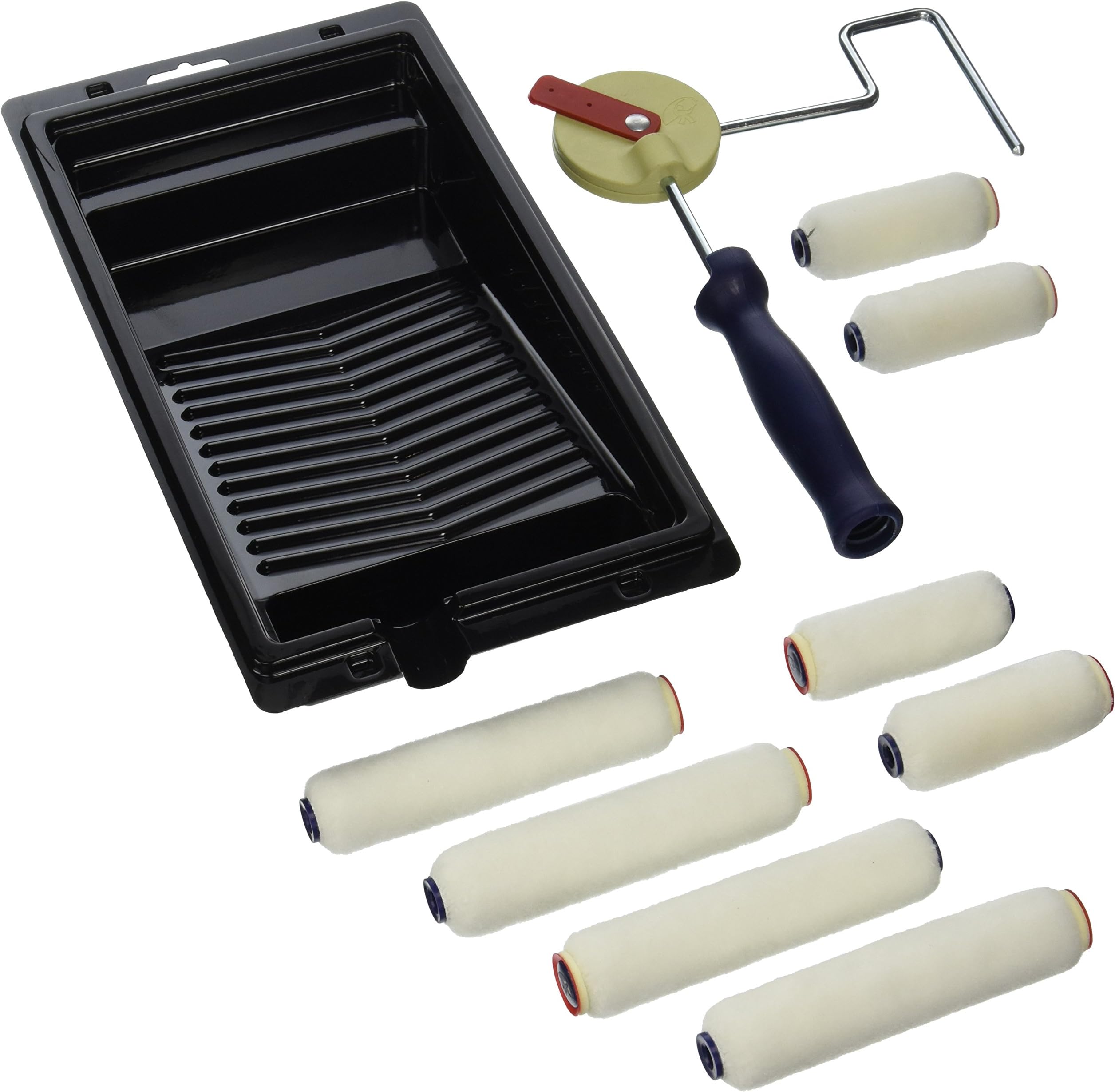 FTK2-10 Trim and Edging Kit with 1 Handle, 1 Tray, 4-3 and 4-5-Inch PaintShield Edger Rollers, 10-Piece
