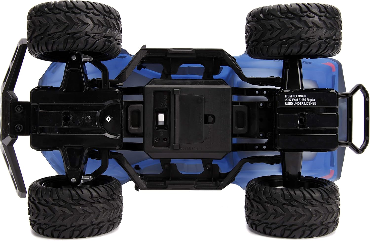Jada Toys Just Trucks 2017 Ford F-150 Raptor Elite 4x4 RC, Blue, 31090