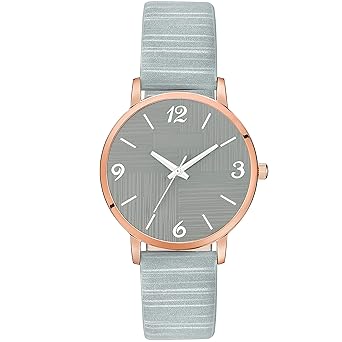 DAINTY Girls and Womens Quartz Watch with Analogue Display and Leather Strap