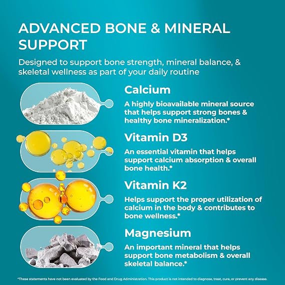 PUREHEALTH RESEARCH Bone Health Formula - Bones, Joint & Skeletal Wellness