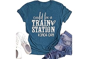 Could Be A Train Station Kinda Day Women's Funny Country Music Yellowstone Shirt