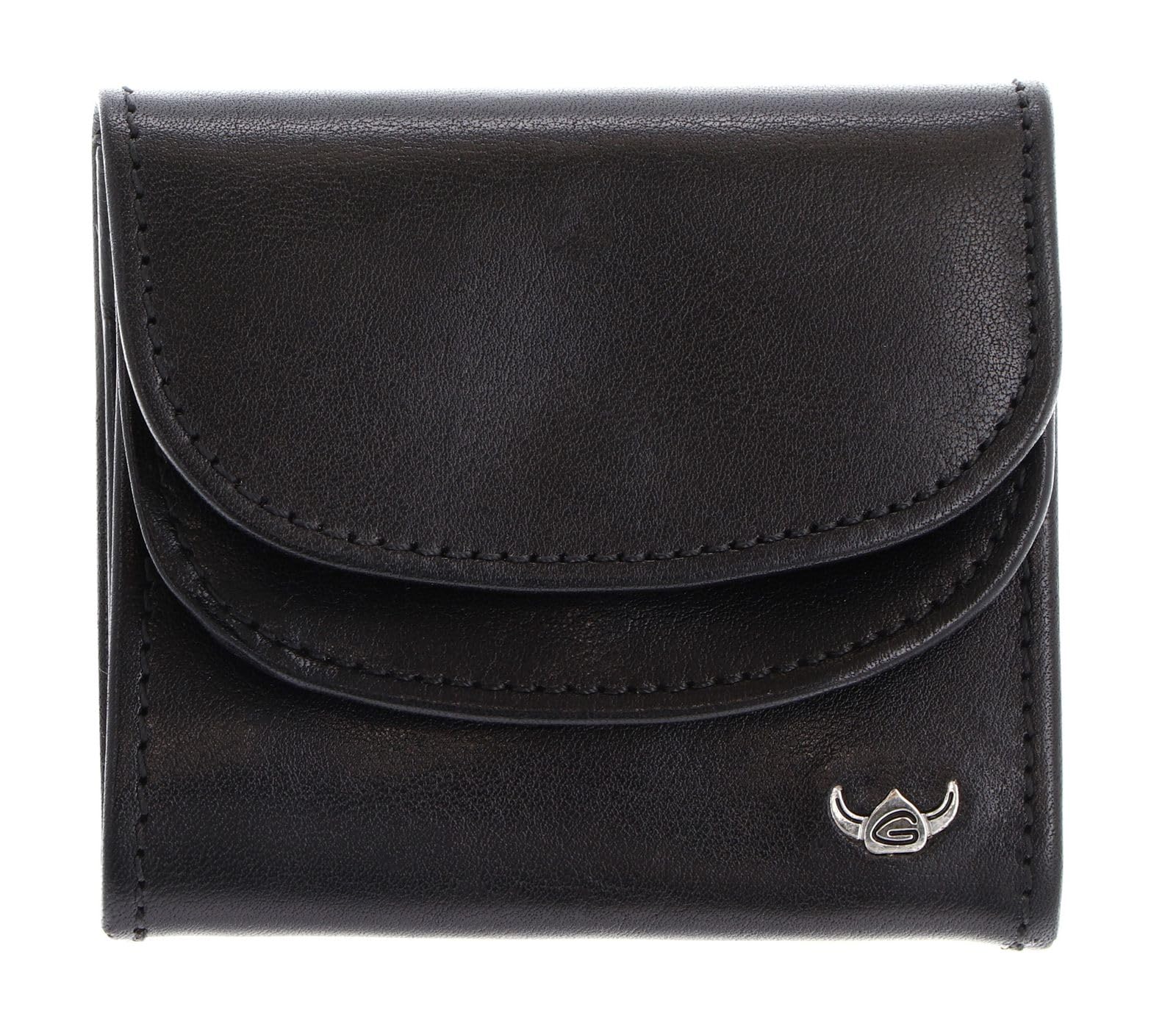 Golden Head Leder Geldbörse Colorado Damen-Minischeintasche 1005 Schwarz