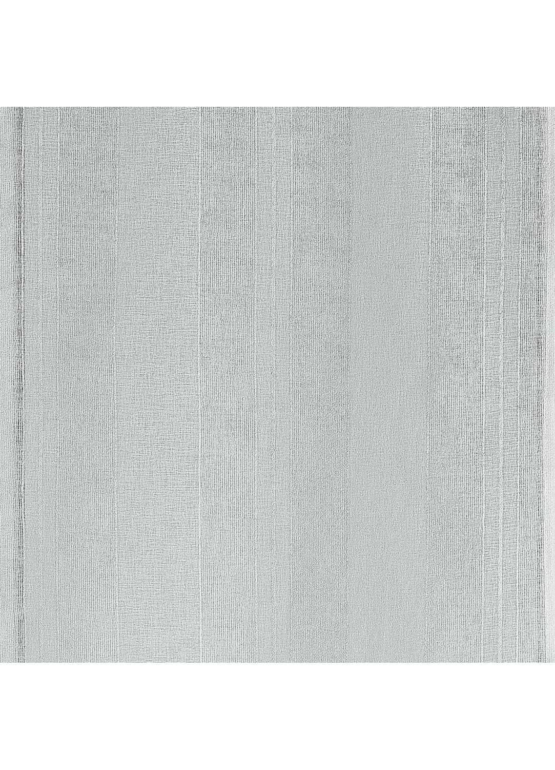 Set Di 2 Tende A Righe Moderne 45x120 Cm - Tenda Passante Per Finestra In Poliestere, Bianco - Foto 3