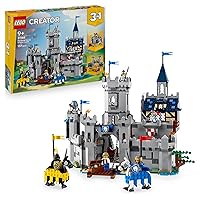 LEGO Creator 3 in 1 Castello del Cavaliere Medievale - Giocattolo Trasformabile in