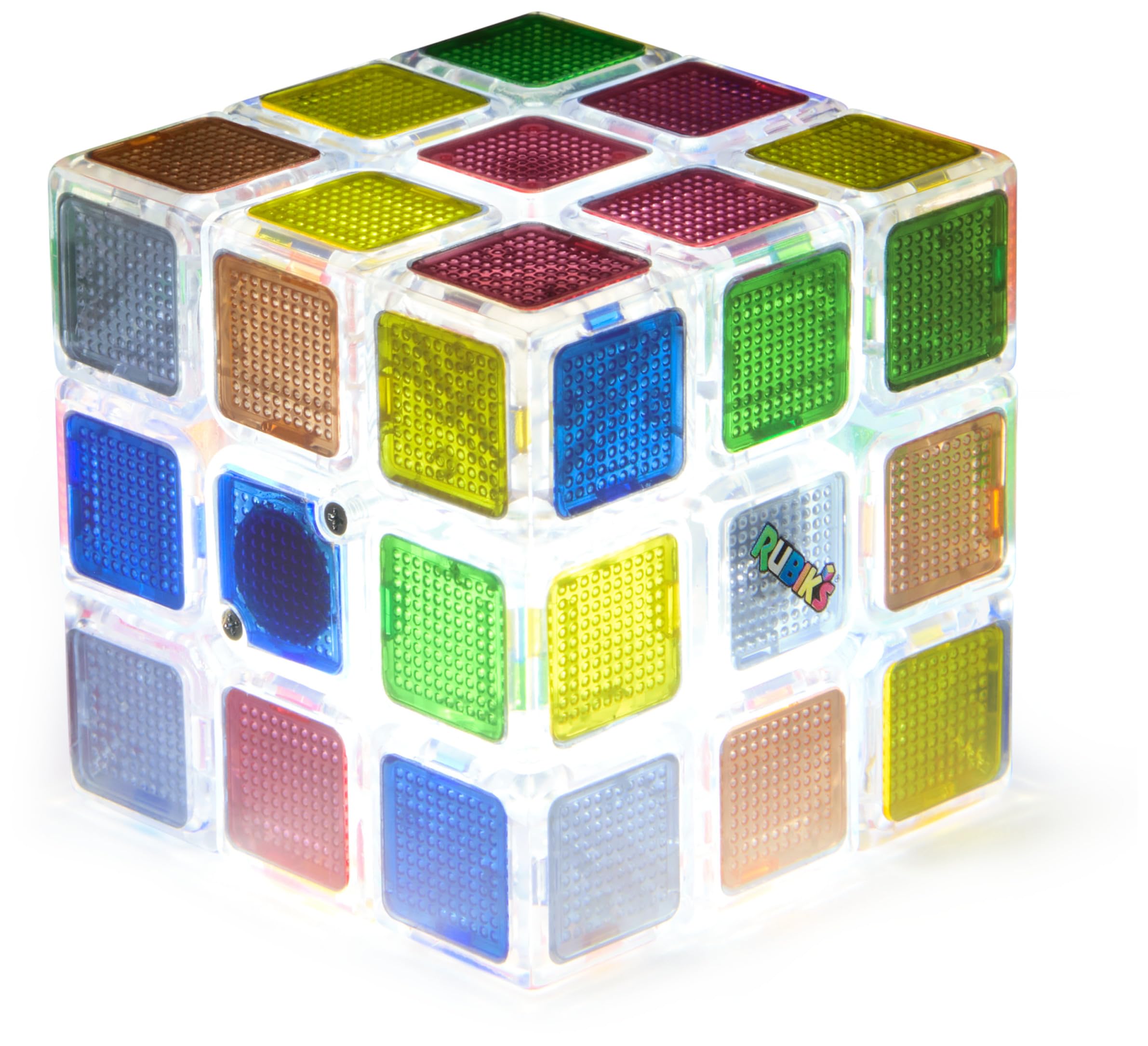 Rubik’s Cube, Pulse Cube, Light-Up Brain Teaser Puzzle for Adults & Speedy Solvers, Solve the Challenge Before the Lights Turn Off, Problem-Solving Fidget Toy for Kids, Ages 8 & Up