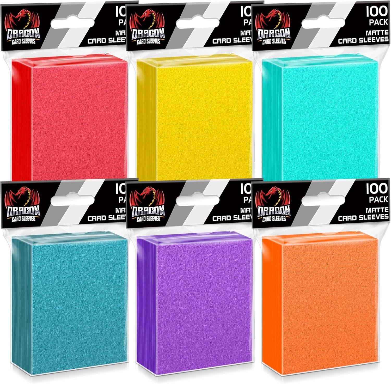 1000 Count Card Sleeves Toploaders for Trading Cards, 10 Colors Soft Baseball Card Sleeve for Standard Cards, Fit for MTG, Football Card, Sports Cards,Game Cards