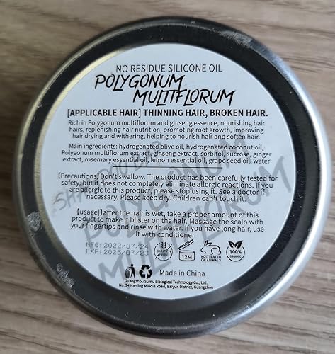 Miniatura 9 de Barra de champú para oscurecer el cabello, Shouwu para cabello gris All nature Ennegrecimiento orgánico (polygonum Multiflorum para cabello gris)