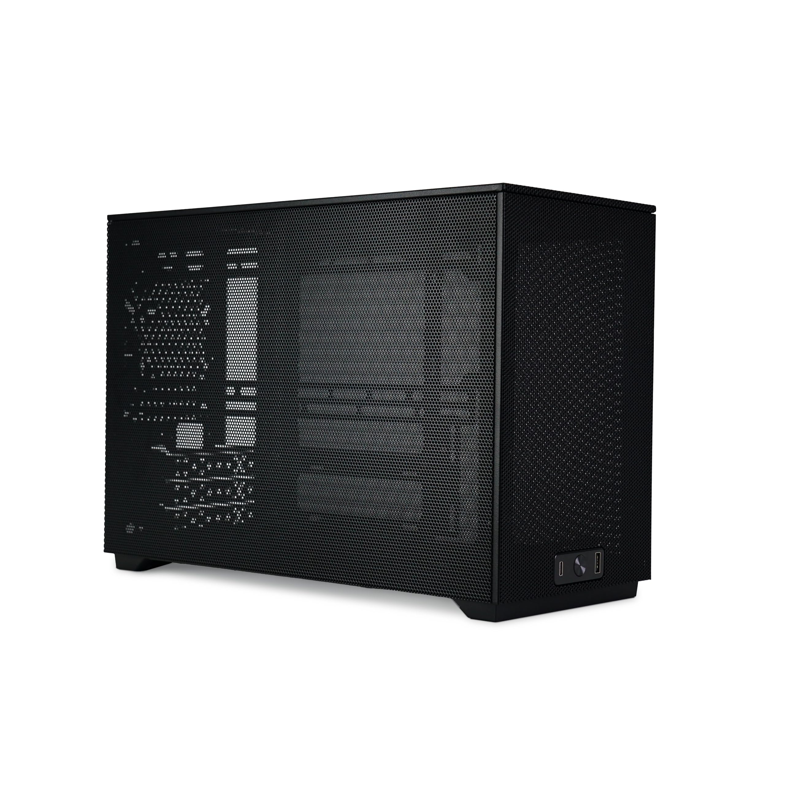 SSUPD MESHROOM D Black フルメッシュ Mini-ITX Amazon | SSUPDコンパクトPCケース MESHROOM D BK フロント電源