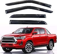 Vista 305 de KPY Moldura deflectora de viento con protección contra la lluvia compatible con GMC Terrain 2018-2023, 4 unidades, para ventana lateral, autoadhesiva