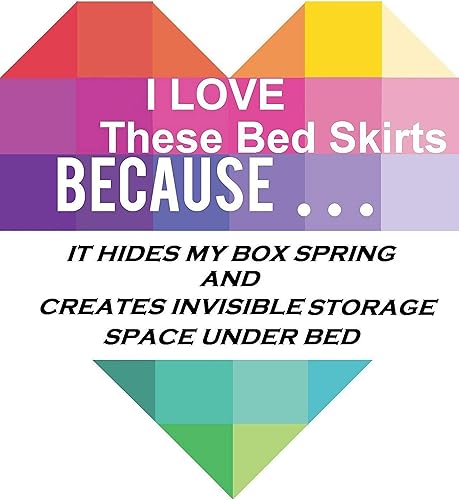 Miniatura 6 de Elegant Comfort  Plataforma de microfibra suave y sedosa con flecos de encaje, resistente a las arrugas y a la decoloración con caída de 15 pulgadas