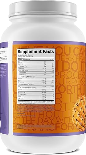 Miniatura 2 de TransformHQ Batido nocturno, Sleep + Protein Blend, 28 porciones, sabor a tarta de manzana y caramelo