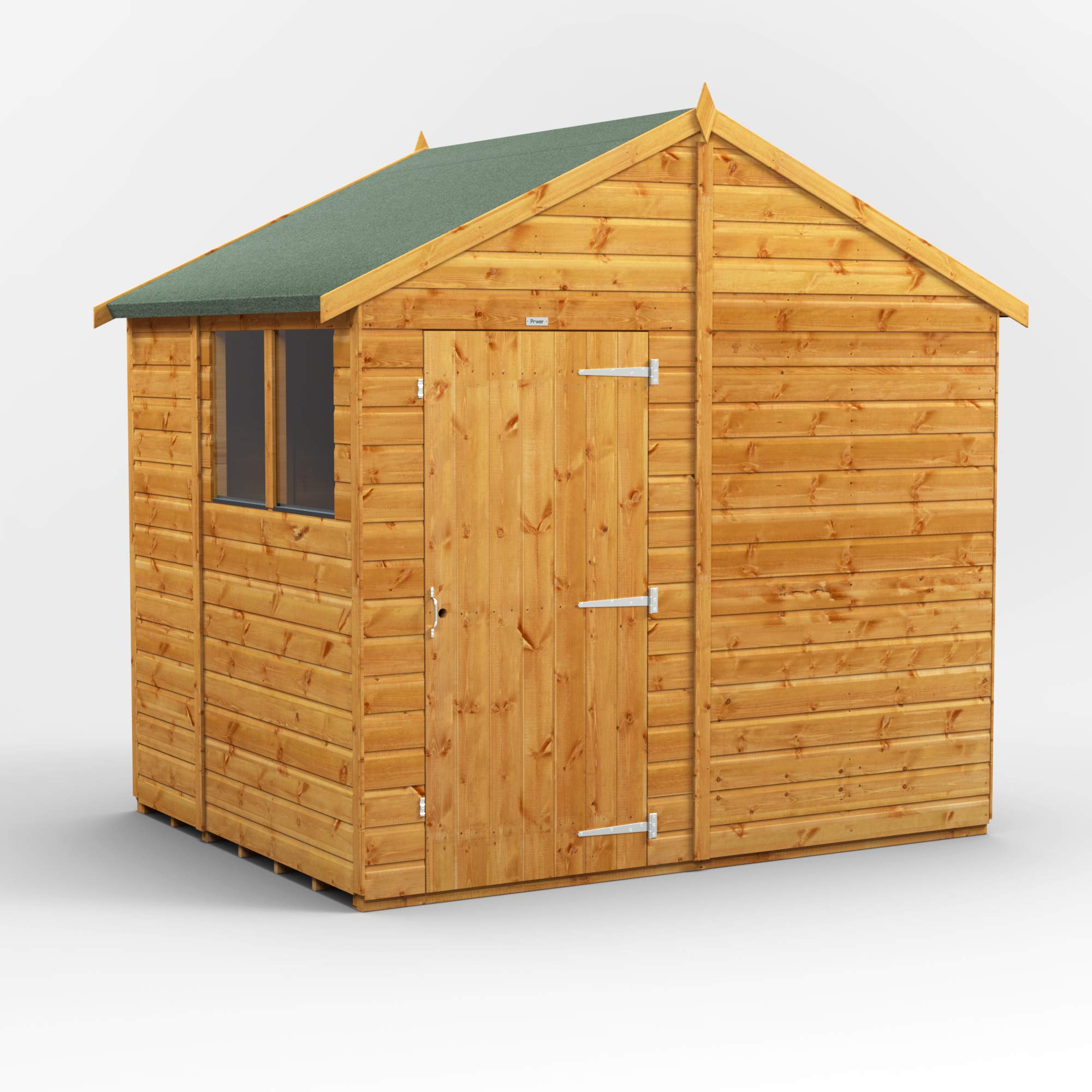 POWER High Grade Premium Apex Garden Wooden Shed with Security Features, PVC Window Sills, Door & Window Flexibility, made from Extra Thick Timber & Toughened Glass — view 26