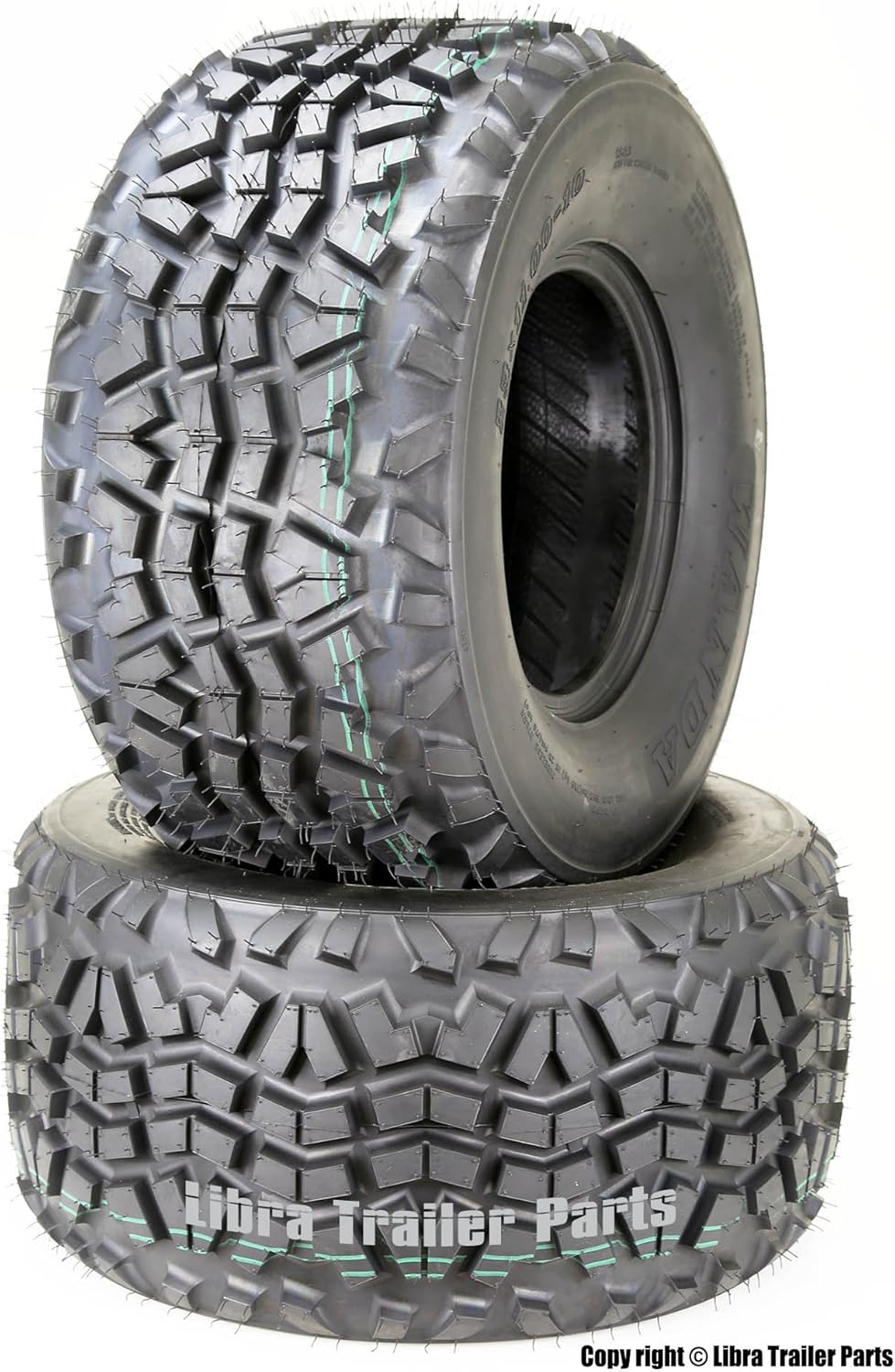 WANDA Set of 2 Utility ATV tires 23x11-10 23X11X10 High load Capacity