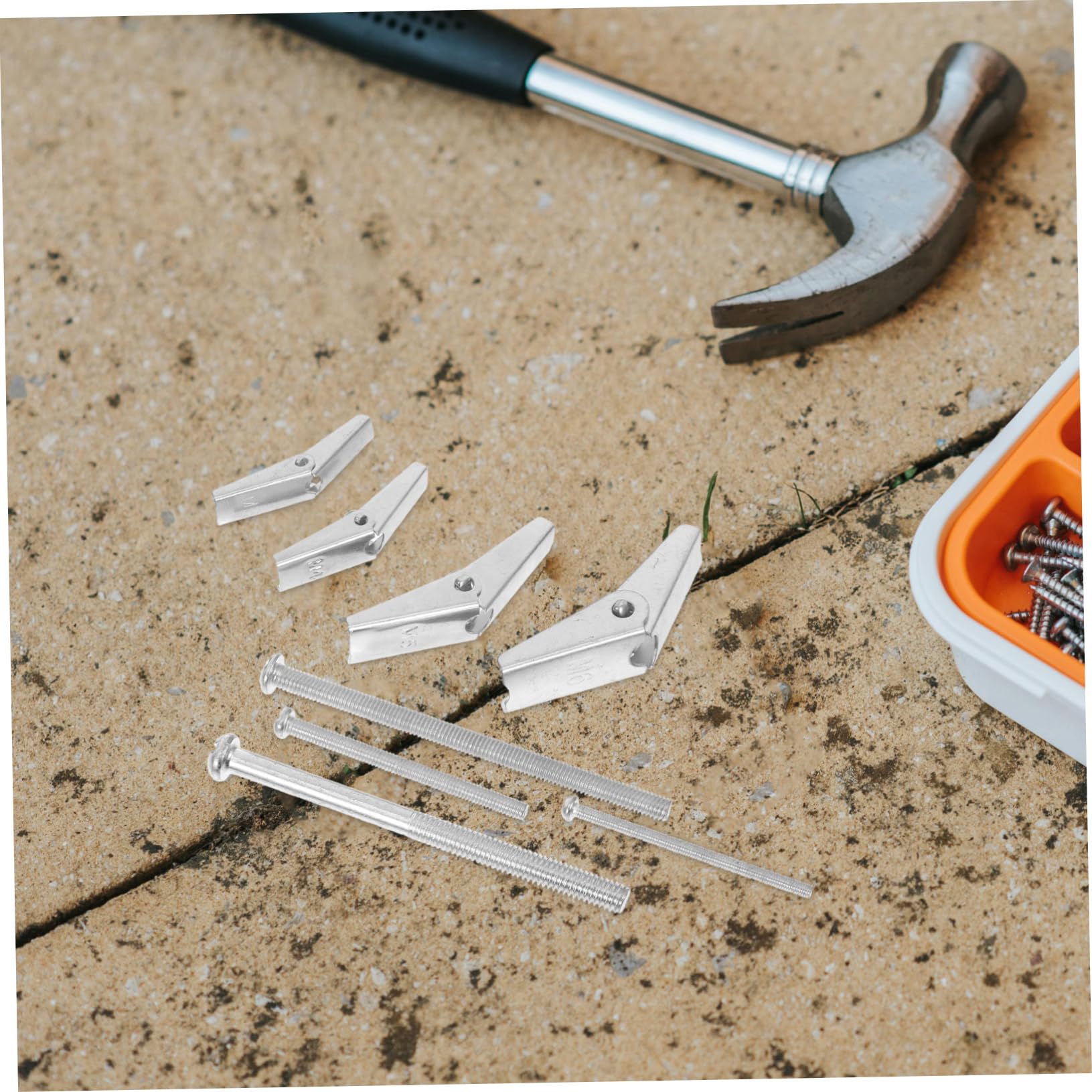 32stücke Teiliges Set mit Kippdübeln und Metallankern für Gipskartonwände Befestigungsmaterial für Verschiedene Schrauben Inklusive Gipskartonschrauben für Robuste Installation